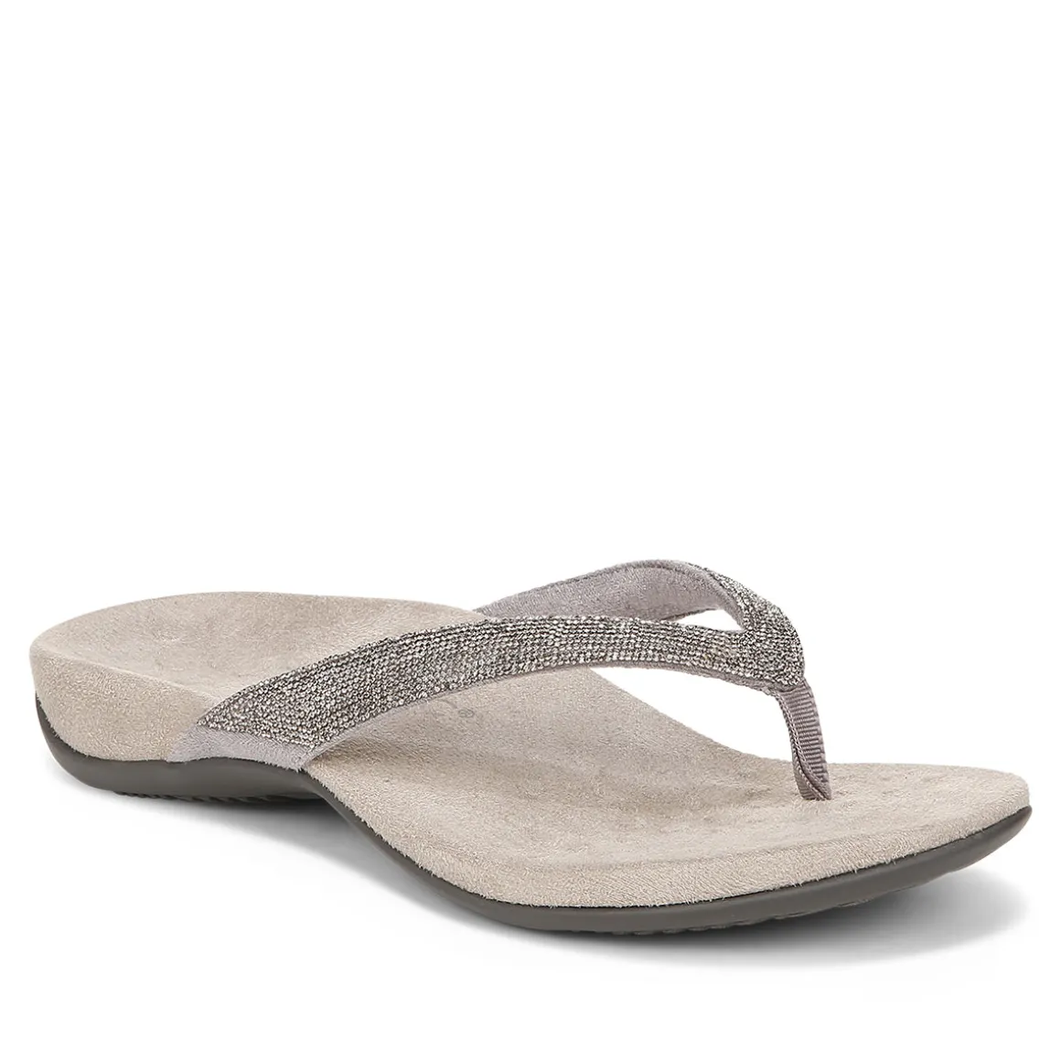 Dillon Shine Toe Post Sandal